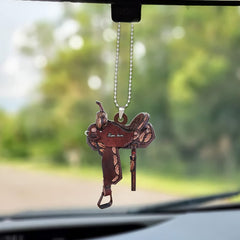 Maxcorners Personalized Horse Saddle Ornament