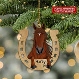 Maxcorners Personalized Horseshoe Ornament