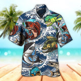 Maxcorners Unisex Fishing Is My Life Hawaiian Shirt