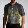 Max Corners Checker Pattern Racing 3D Custom Polo Shirt