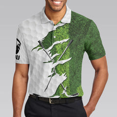 Max Corners Green Golf Course I'd Tap That Golf 3D Custom Polo Shirt