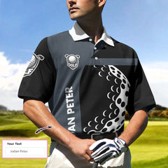 Max Corners I Play Golf Because I Love It 3D Custom Polo Shirt