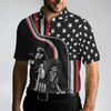 Max Corners Reaper American Flag 3D Custom Polo Shirt