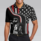 Max Corners Reaper American Flag 3D Custom Polo Shirt
