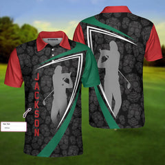 Max Corners Sugar Skull Golf Custom 3D Custom Polo Shirt