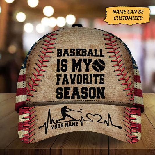 Max Corners Heart Line Baseball Custom 3D Cap