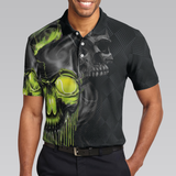 Maxcorners Tennis Scary Skull Graphic All Over Printed Shirt