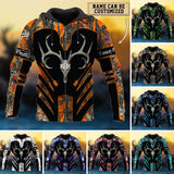 Maxcorners Personalized Awesome Deer Hunting Hoodie 3D HU27