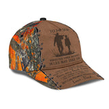 Maxcorners Hunting To My Son Classic Cap