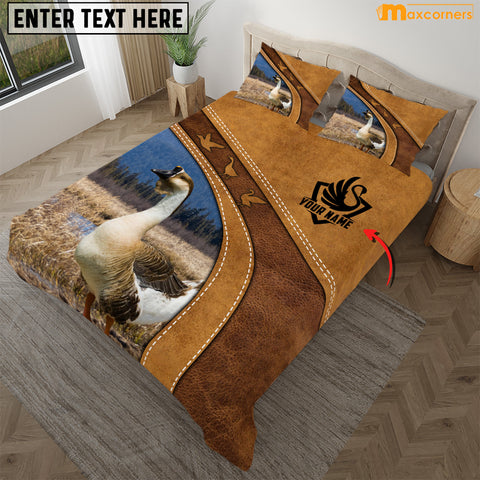 Maxcorners Personalized Goose Hunting Bedding Set