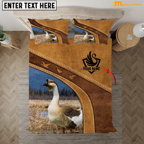 Maxcorners Personalized Goose Hunting Bedding Set