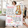 Maxcorners Moms First Mothers Day Personalized Blanket