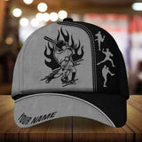 Max Corners Baseball Black Leather Pattern Art Custom 3D Cap