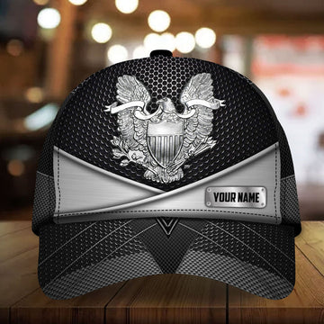 Maxcorners Personalized Patriotic American Eagle - Cap