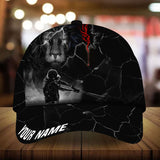 Max Corners Black Baseball Lion Flash Custom 3D Cap