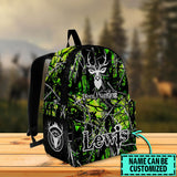 Maxcorners Deer Hunting Camo Name Personalized Backpack