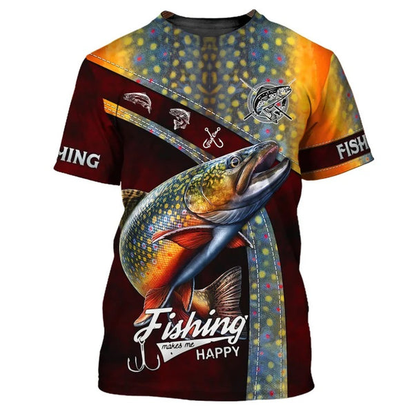 Maxcorners Trout Fishing 3D Shirt