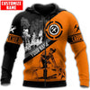 Maxcorners Personalized Name Orange Carpenter 3D All Over Printed HU120