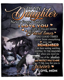 Maxcorners To My Daughter Never forget I love you horse PT - Blanket