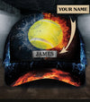Maxcorners Tennis Fire Personalized All Over Printed Cap