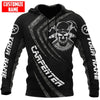 Maxcorners Personalize Black US Carpenter 3D All Over Printed HU120