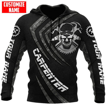 Maxcorners Personalize Black US Carpenter 3D All Over Printed HU120