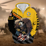 US Veteran Zip Hoodie With Premium 'All Gave Some, Some Gave All' Design