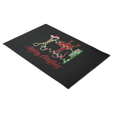 Maxcorners Merry Christmas Barber Shop Doormat