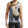 Maxcorners Rooster King Camo In Snow All Over Printed Hoodie
