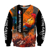 Maxcorners Rooster Beautiful All Over Printed Unisex Deluxe Hoodie