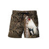 Maxcorners King Rooster 3D Over Printed Old Unisex Deluxe Hoodie