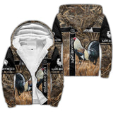 Maxcorners White Rooster King Camo All Over Printed Hoodie