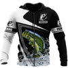 Maxcorners Bass Fishing Personalized Name 3D Shirt