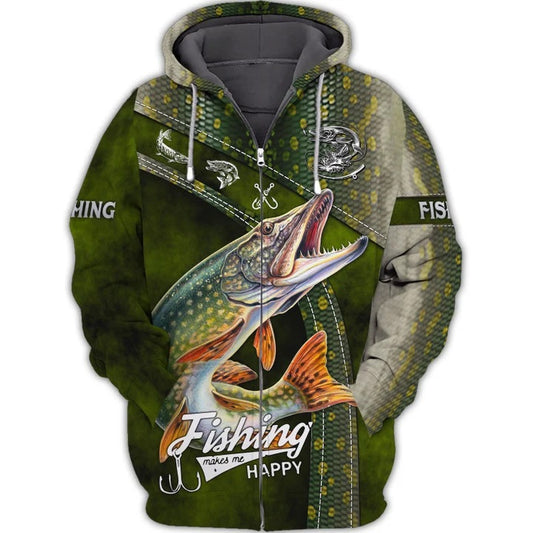 Maxcorners Pike Fishing 3D Shirt